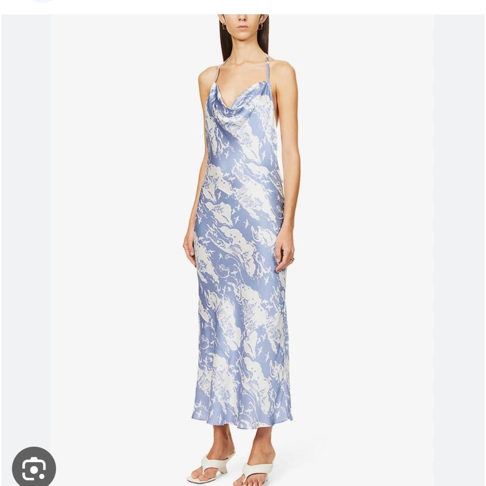 Reformation Torin silk dress